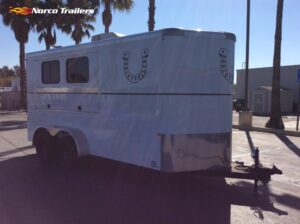 2024 Charmac 102" x 17' BUMPER Horse trailer